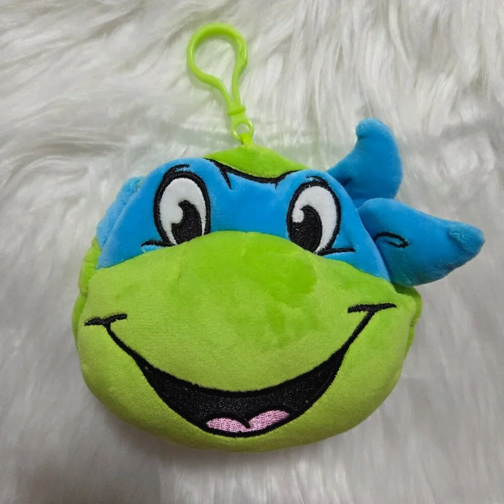 TMNT Leonardo Keychain Coin Purse